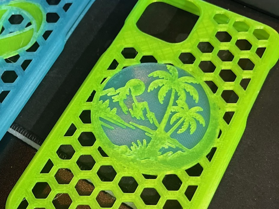 iPhone 11 Pro Max TPU Case w/ Sunset & Palm Trees