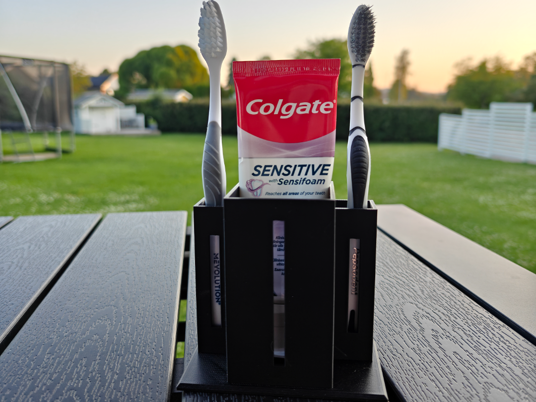 Modern Toothbrush Holder for 2