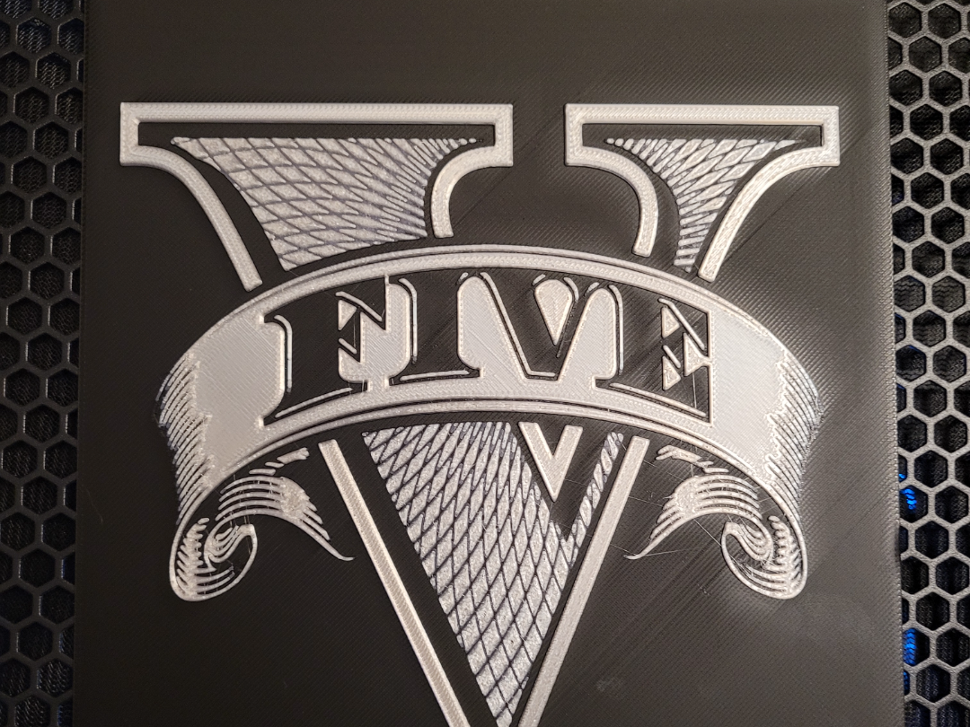 GTA5 Logo Hueforge