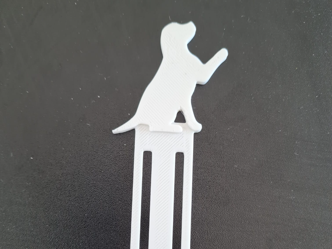 Dog Bookmark 3D Printing