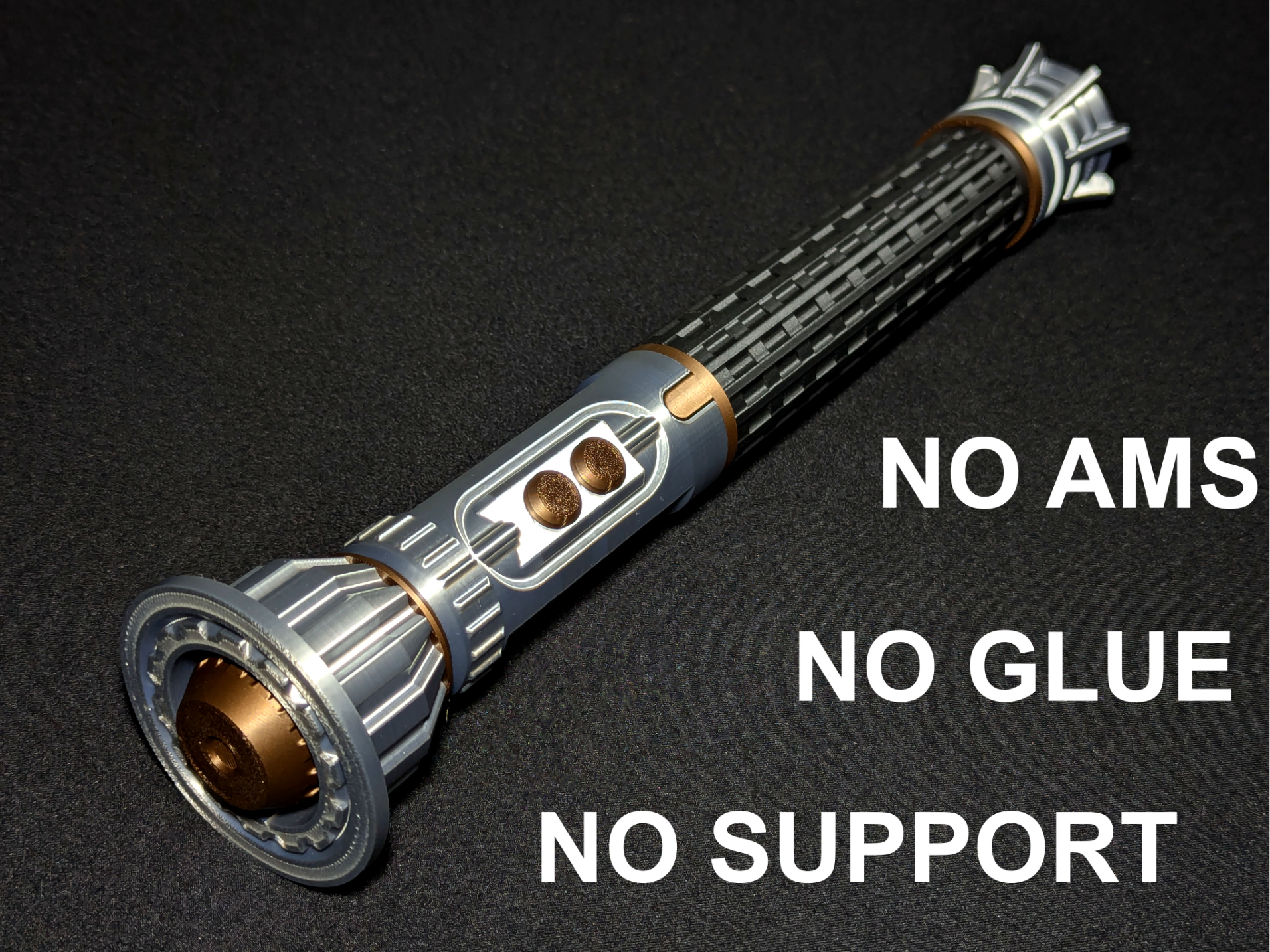 Two Handed Lightsaber Hilt V2