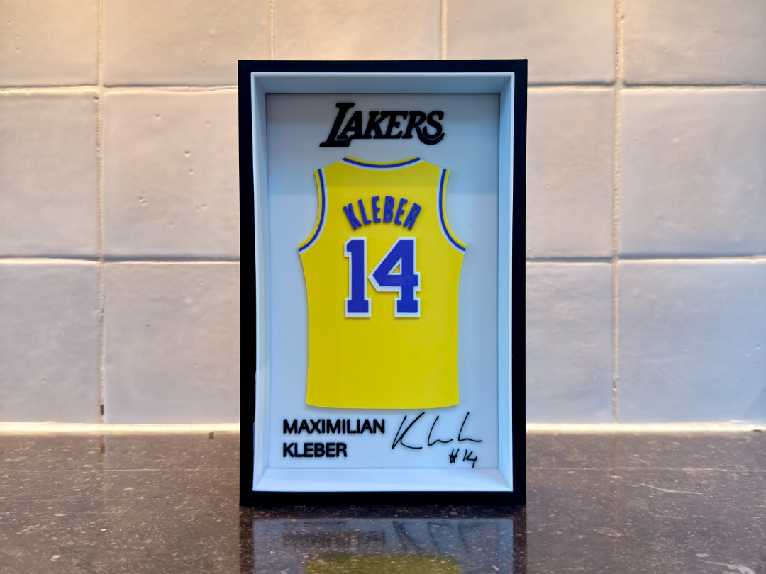 Maximilian Kleber- Los Angeles Lakers Jersey Frame