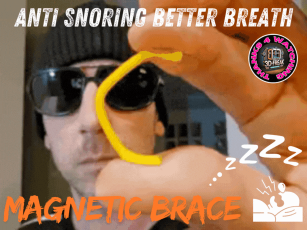 Anti-snoring brace for better breathing