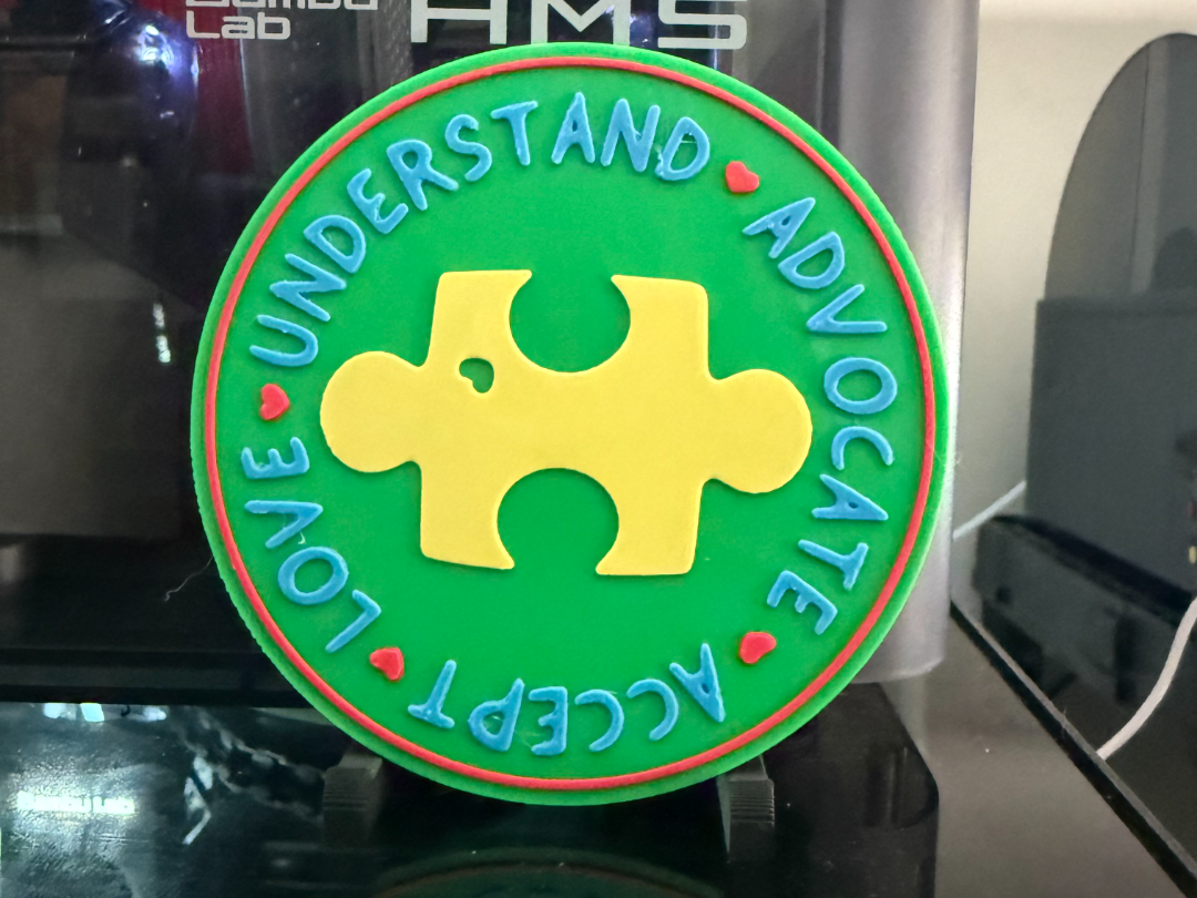 UNDERSTAND - ADVOCATE - ACCEPT - AUTISM COASTER