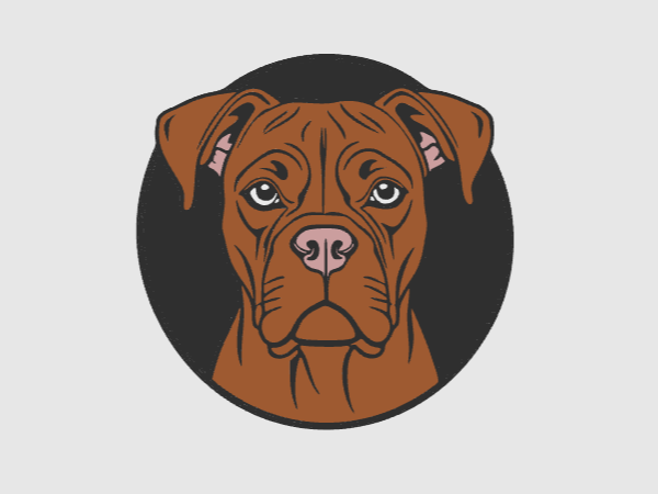 Pitbull Dog 2D