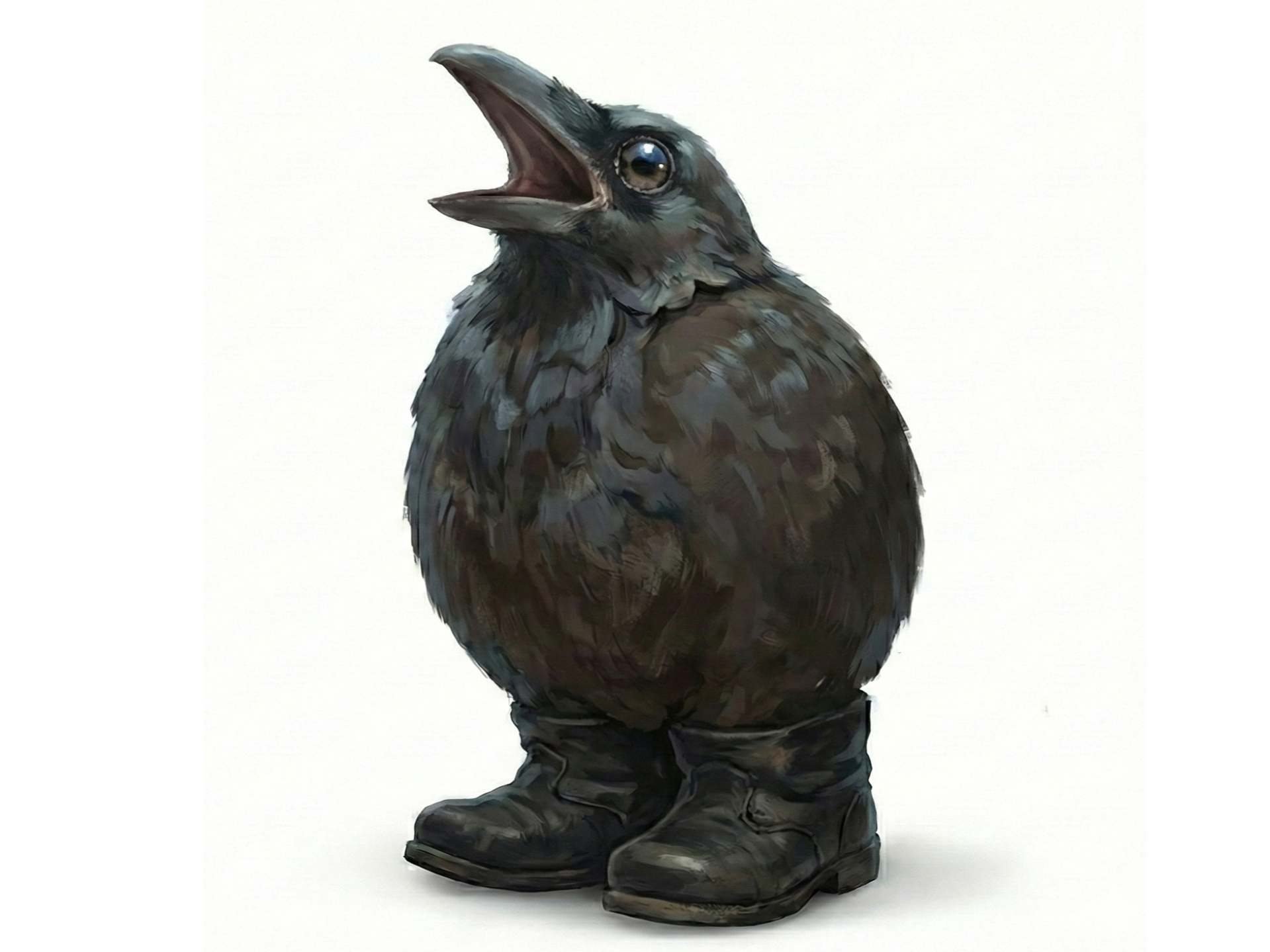 Kenku Miniature (DnD 5e Acc) - Birdfolk in Boots