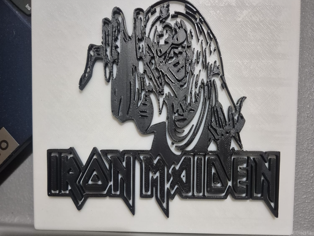 iron maiden plate
