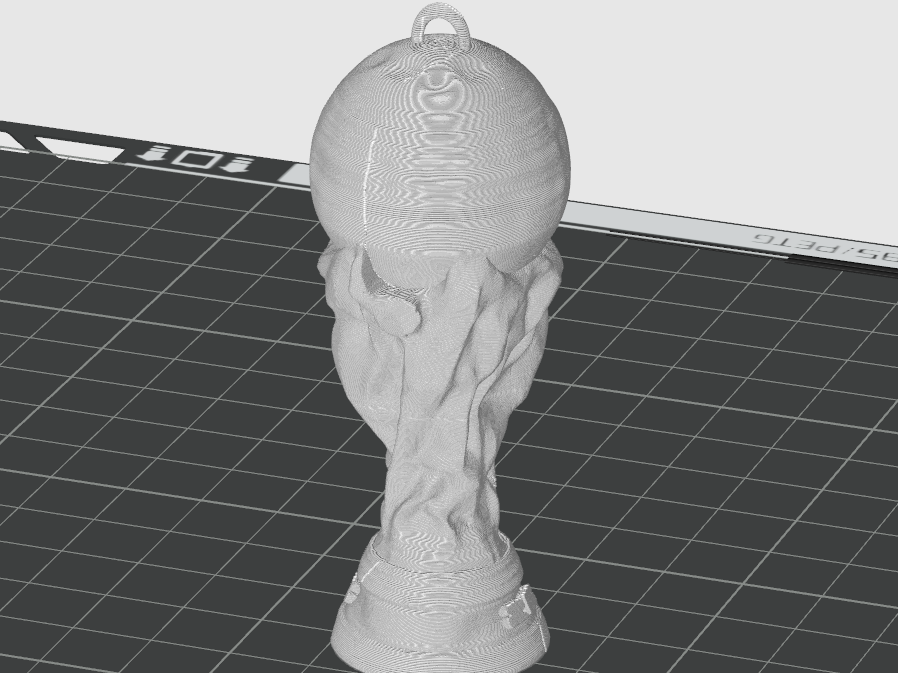 World Cup 2026 Trophy 3D Keychain