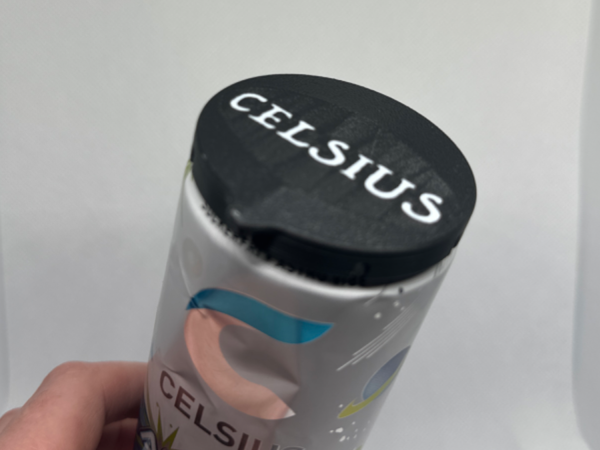 Cap for can (editable text)