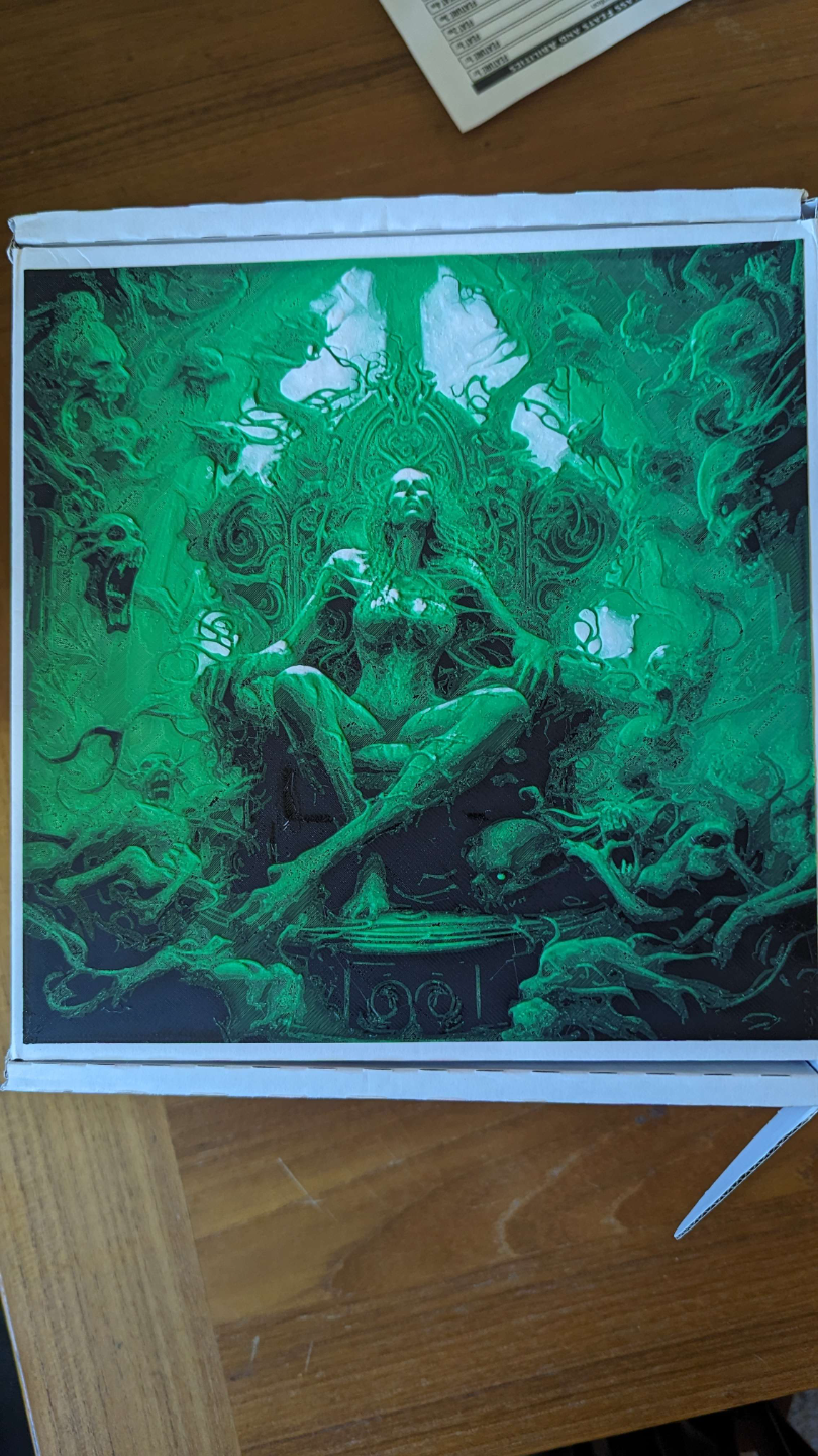 Godess of Technomancy HueForge painting