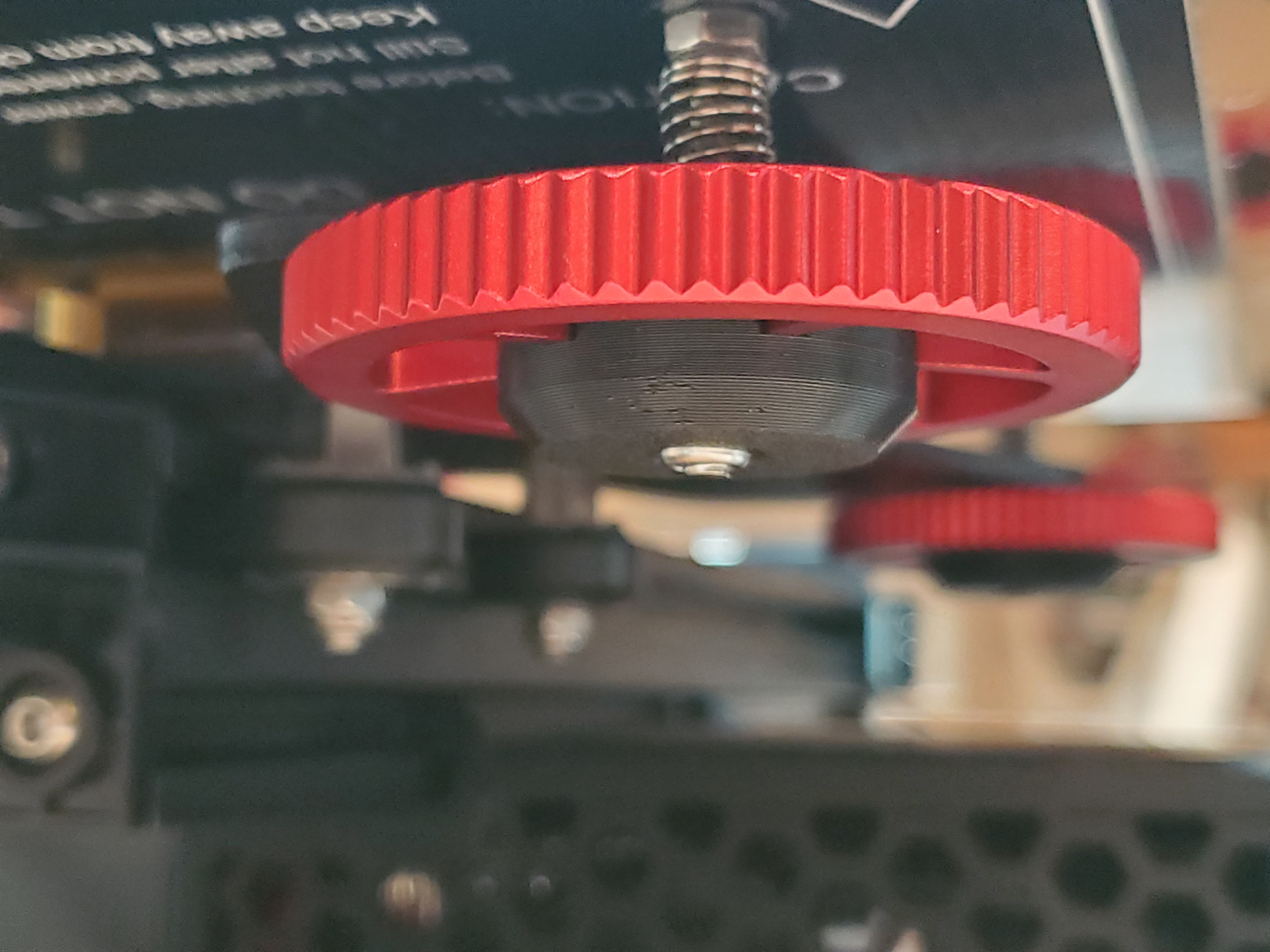 Bed Leveling Knob Lock Nut Adapter (Parametric)