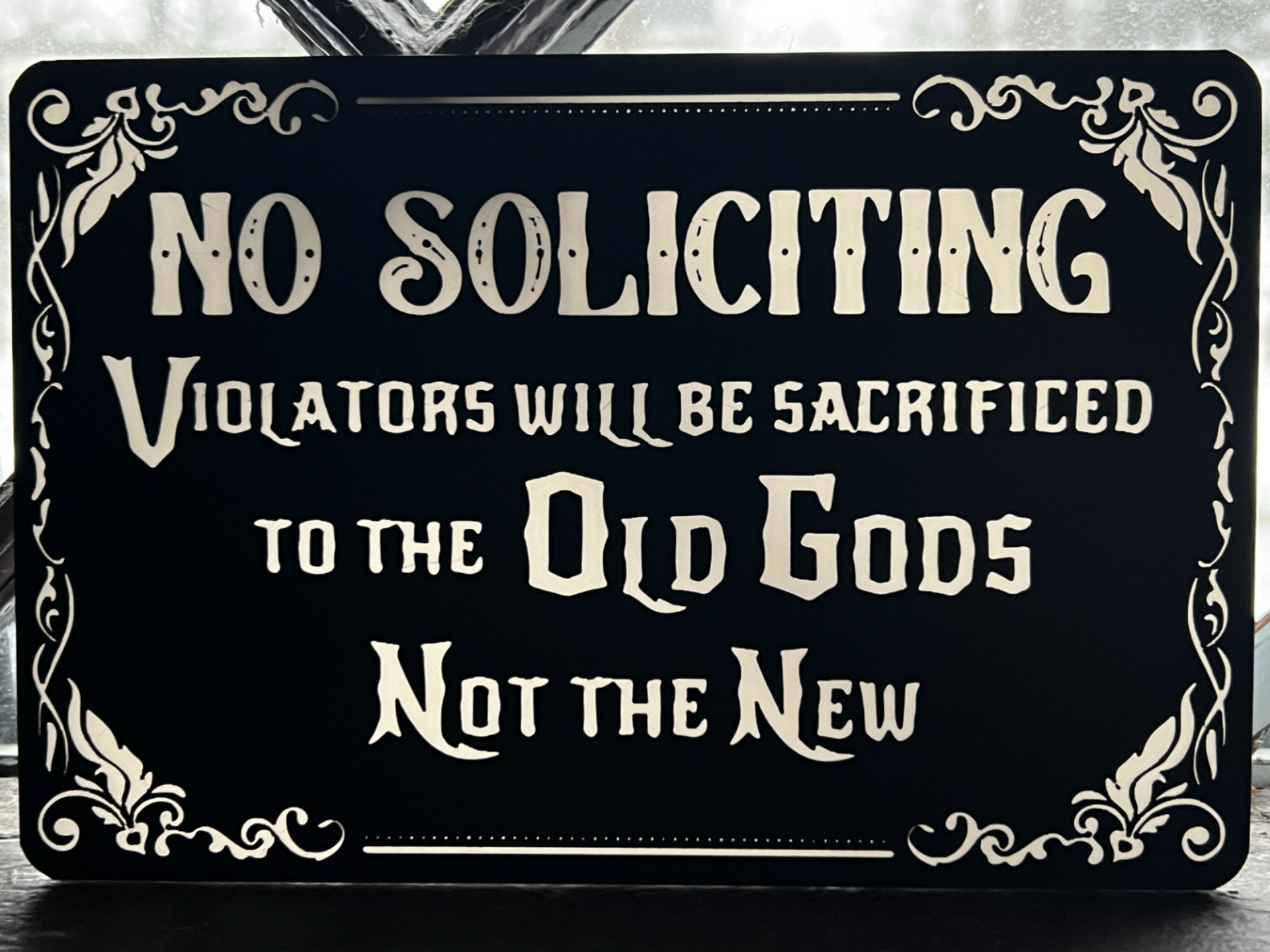 No Soliciting Old Gods