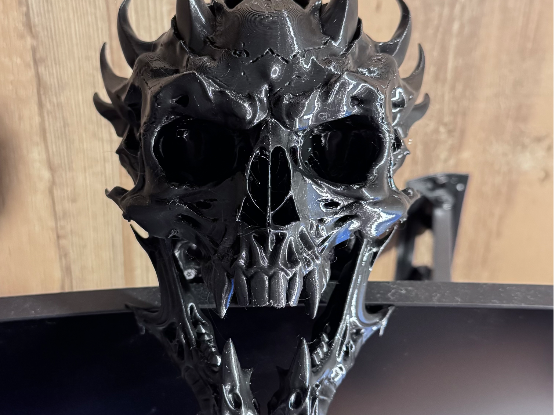 horned skull