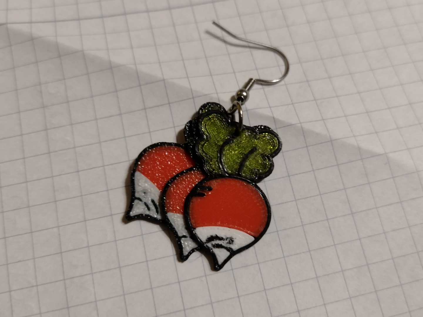 Radish Earrings Luna Lovegood from Harry Potter