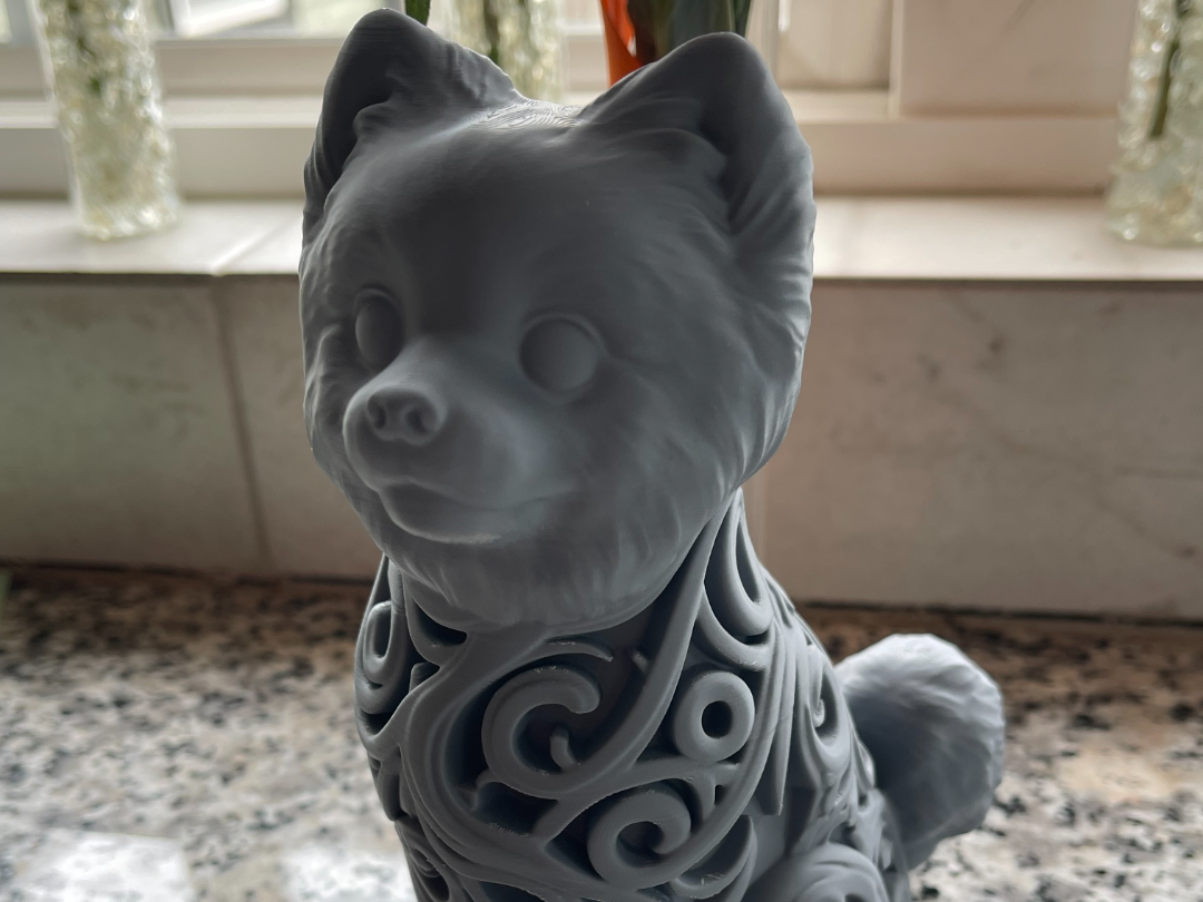 Fancy Pomeranian Sculpture