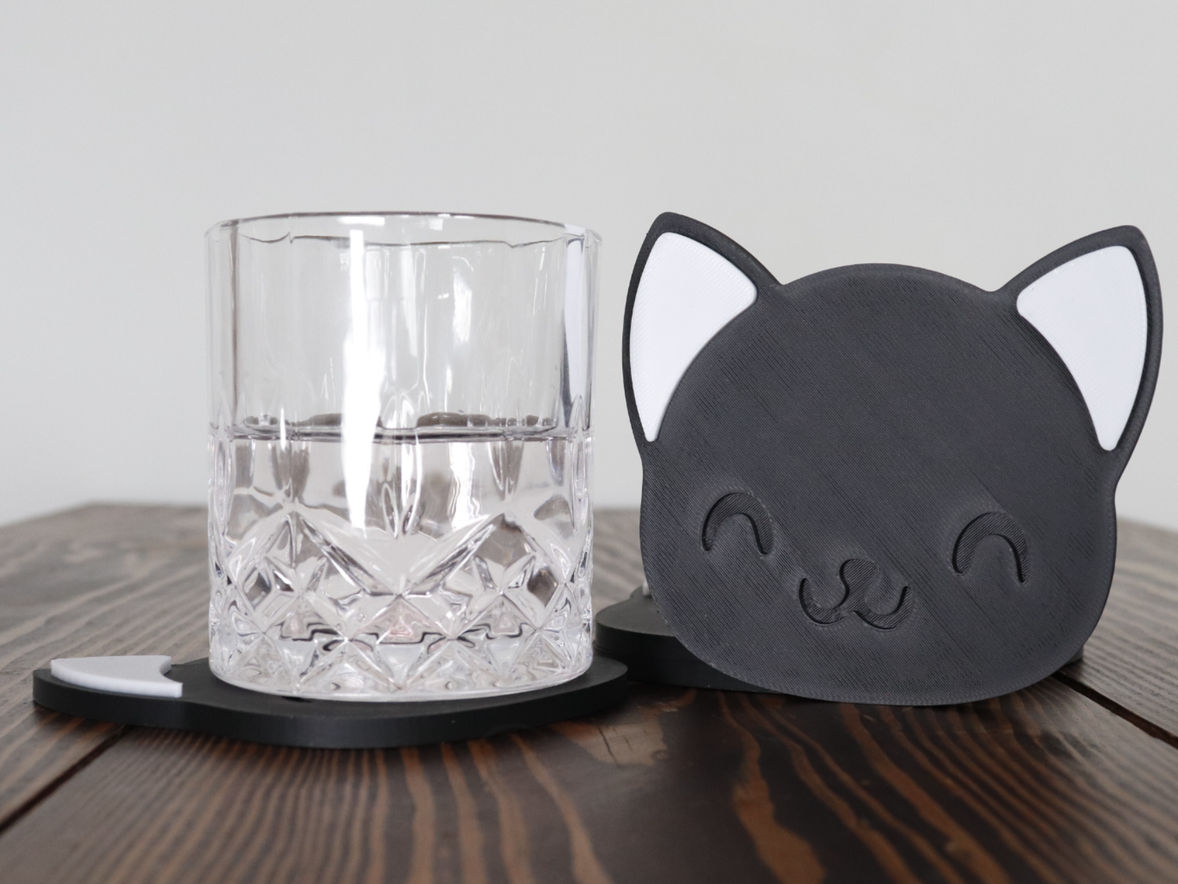 Cute Cat Head Coasters
