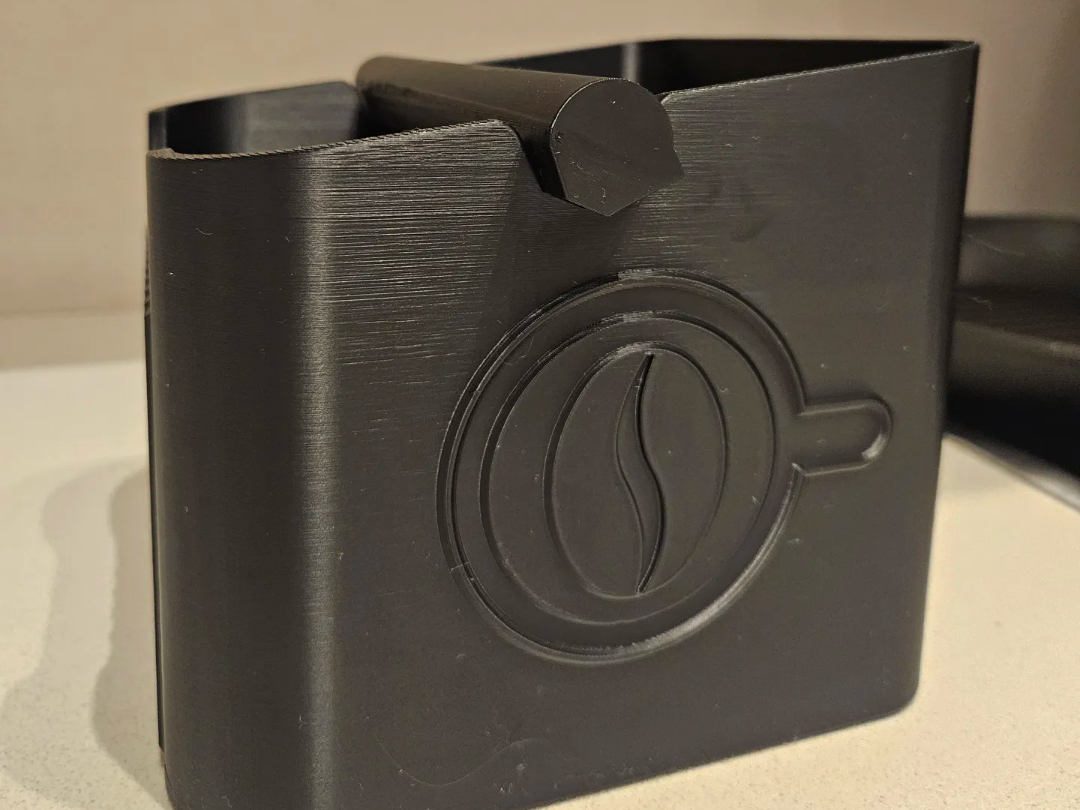 Barista Knock Box with Knocker Bar Medium Size