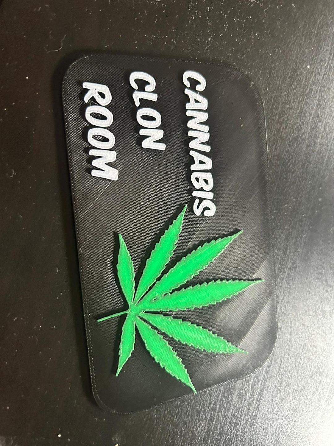 Cannabis Clone Room sign