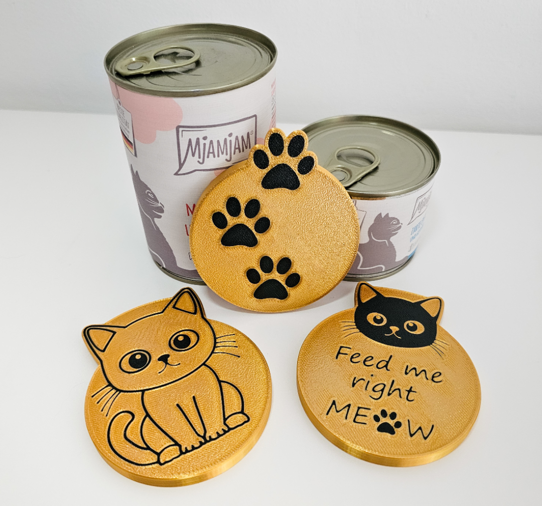 Cat pet food can lid