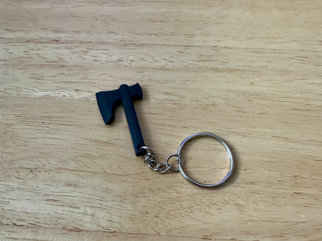 quick 15 min Hatchet keychain
