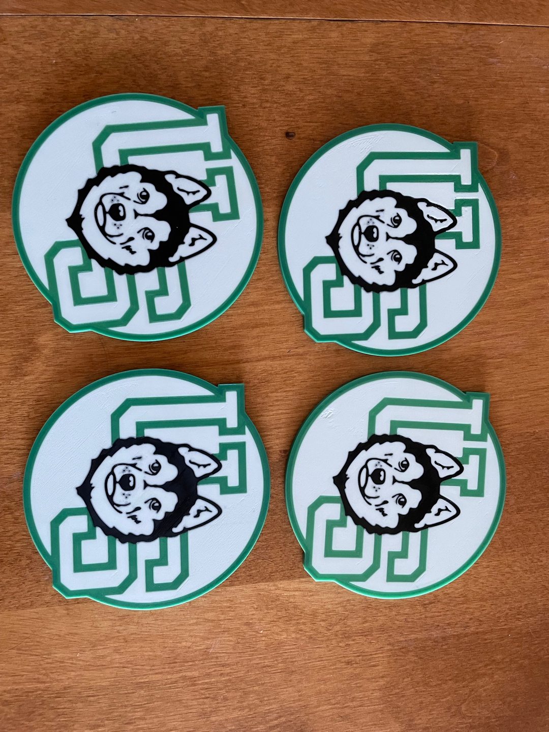 University of Saskatchewan Huskies Logo Coaster