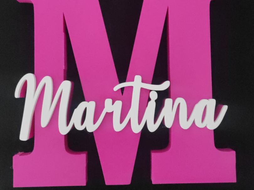 LetteraM piu nome Martina