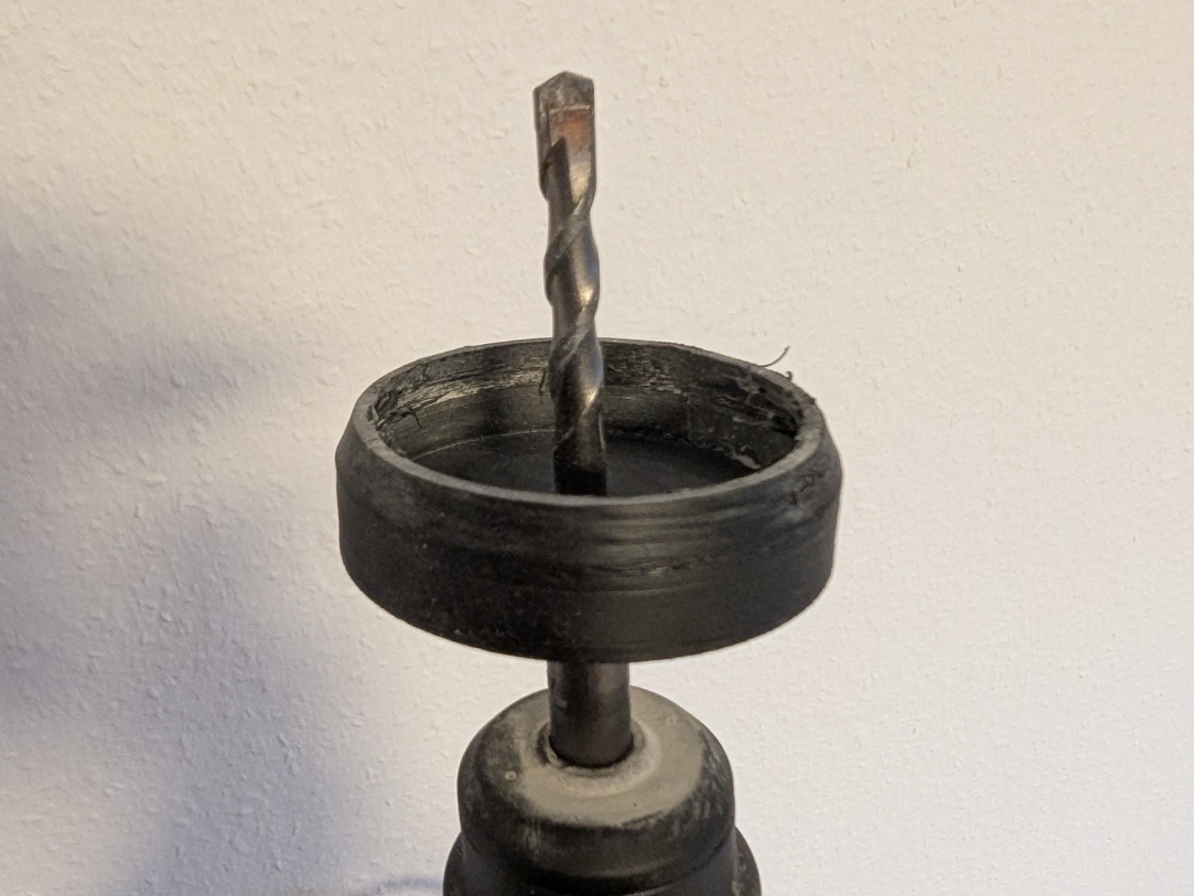 Staubfänger für Bohrer bis 6mm  (überkopf)