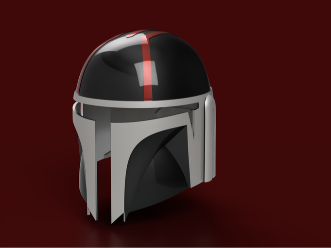 Custom Mandalorian Helmet