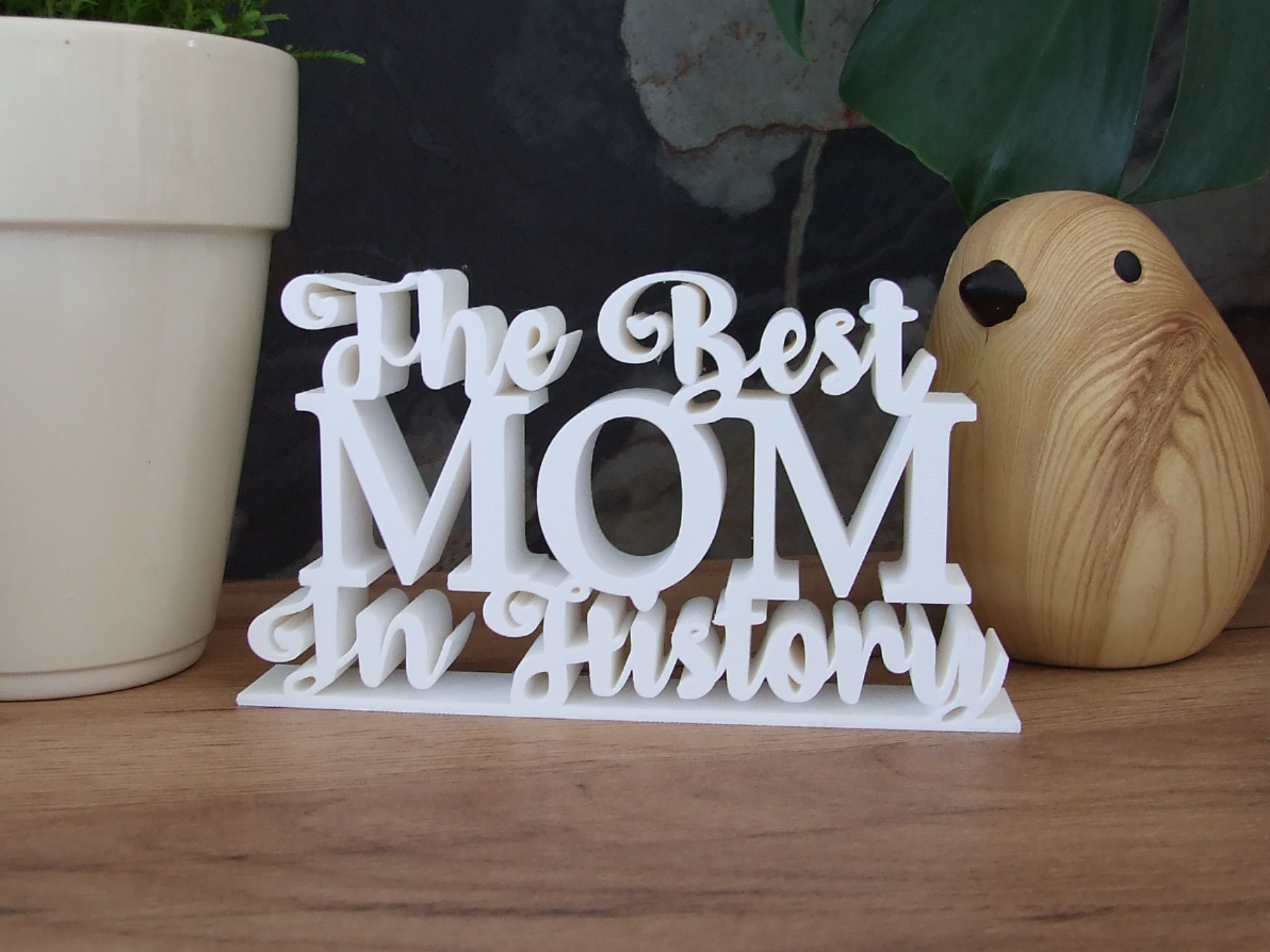 The best mom in History Sign