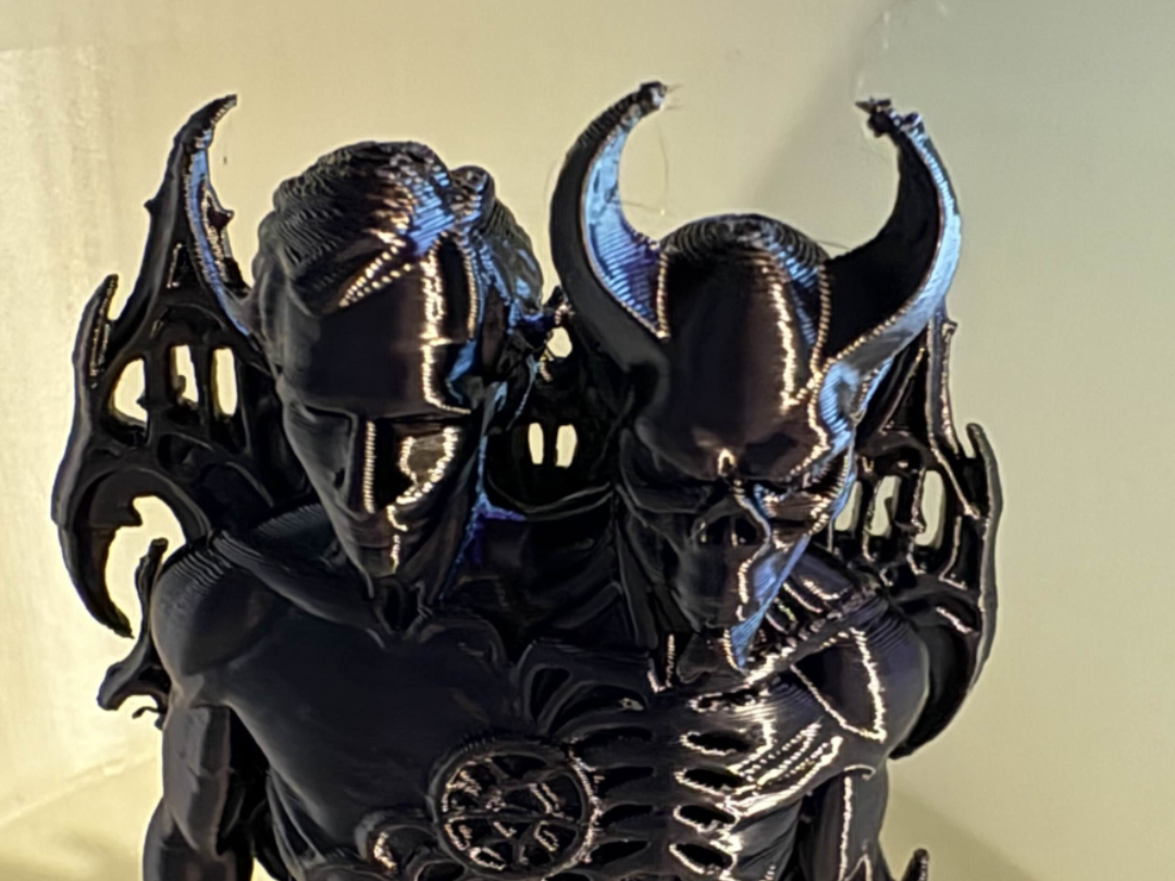 Gothic Twin Demon Bust – Phobos & Deimos