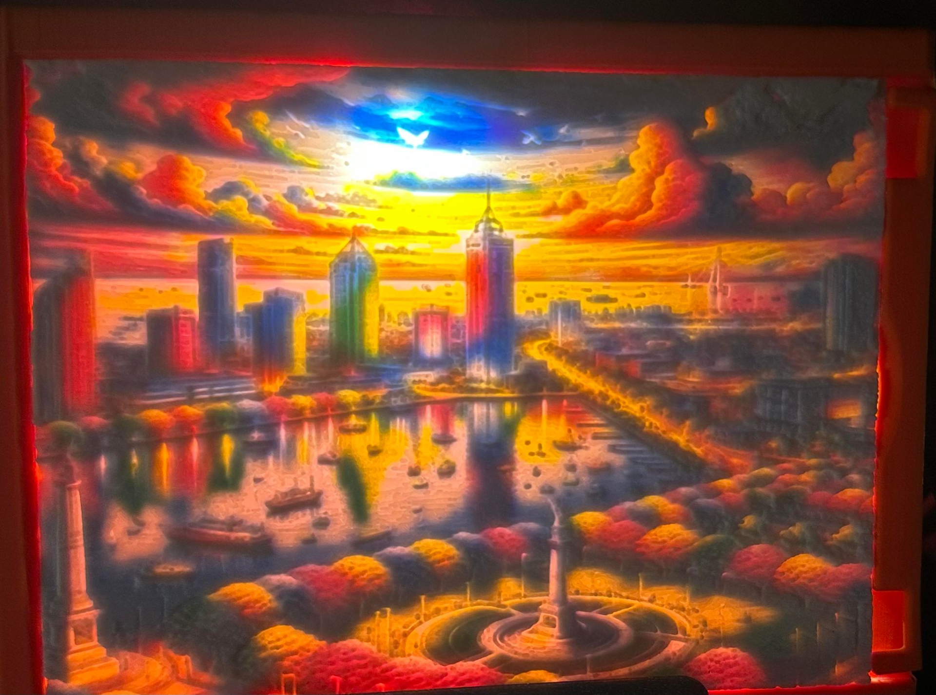 City Lithophane