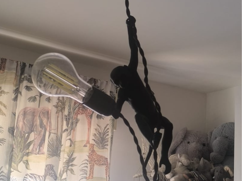 seletti monkey lamp rope