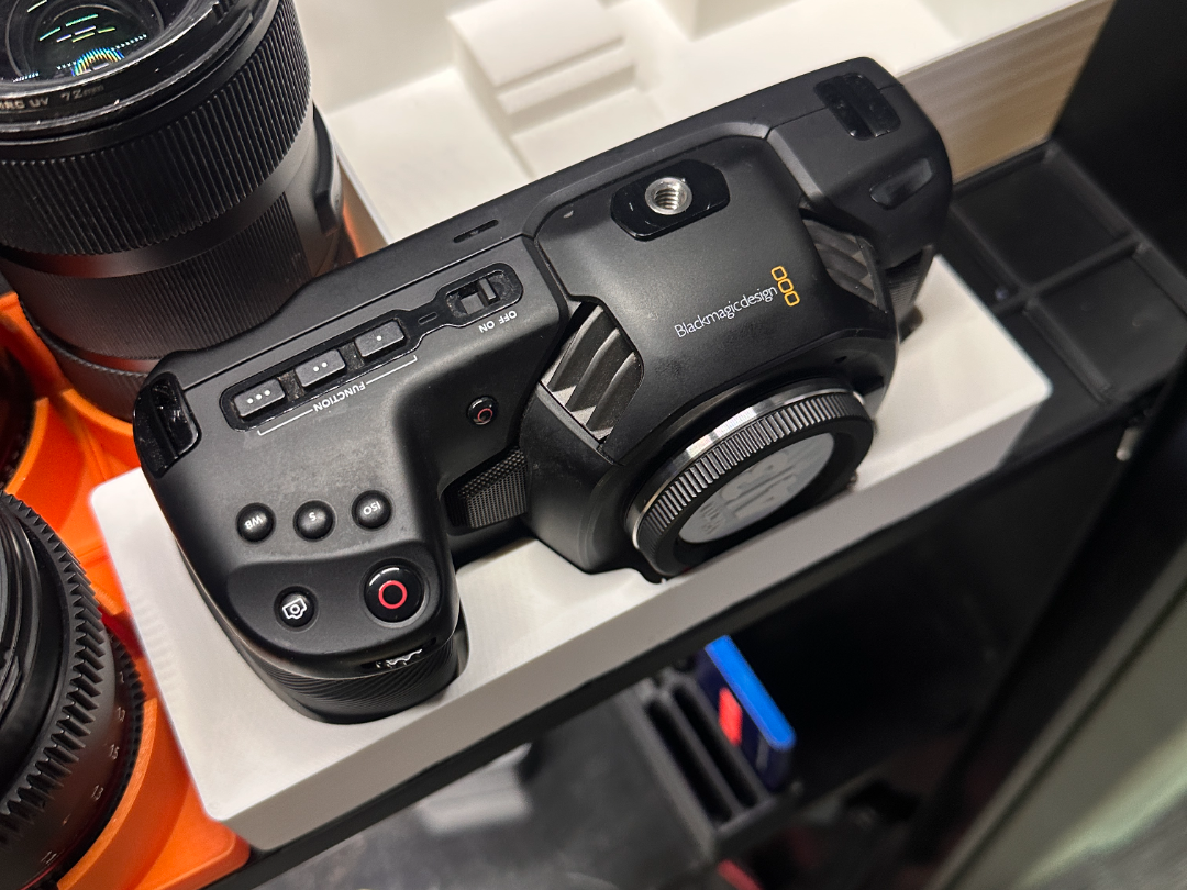 Blackmagic Pocket 4K Gridfinity Cutout