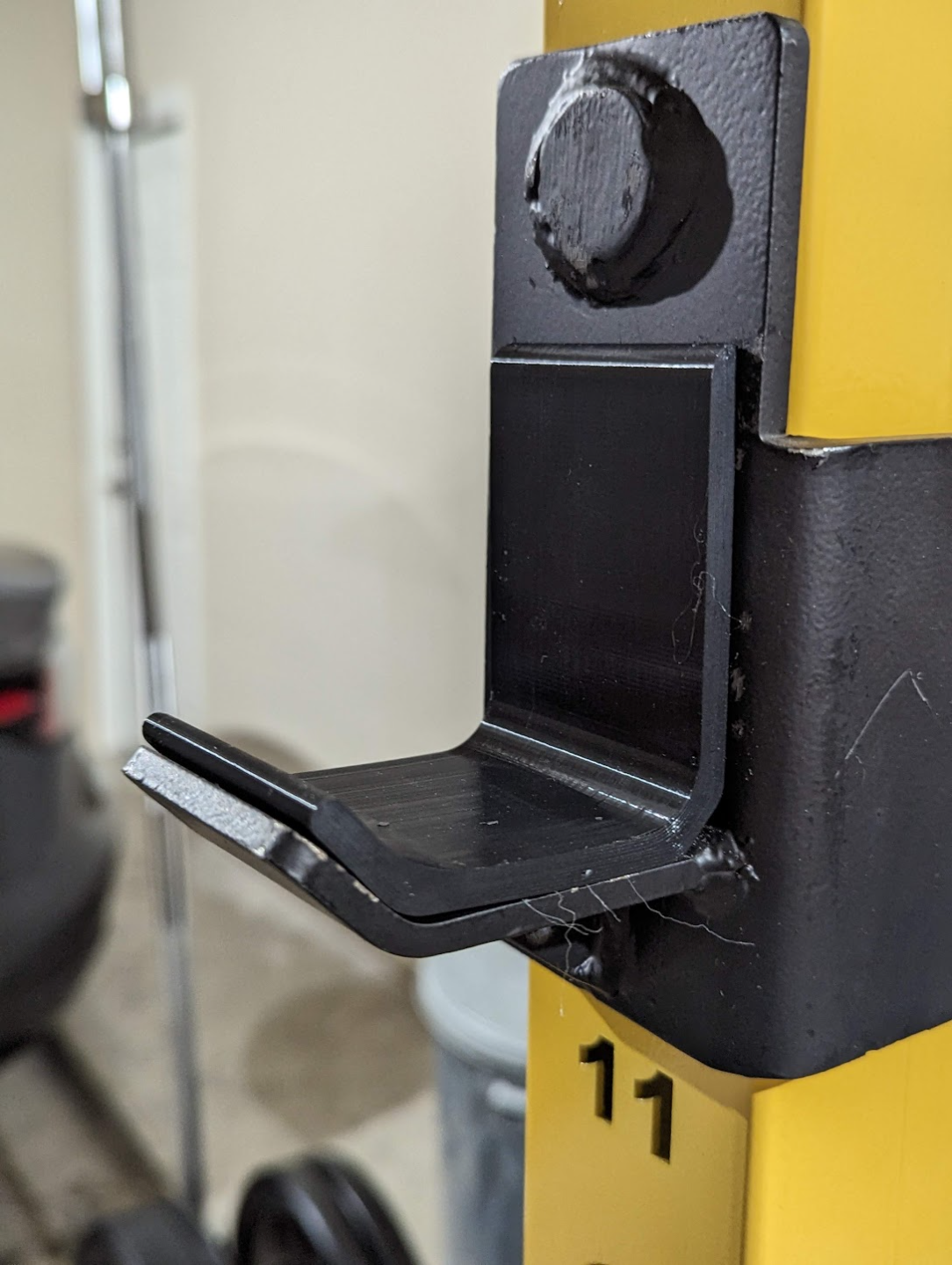 Rubber Weight Lifting J-Hook Pad