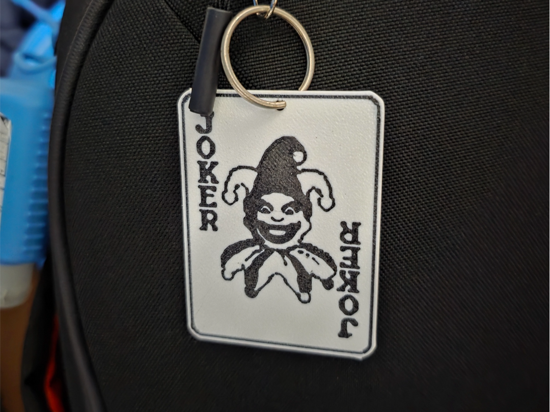 Balatro Joker card Bookbag keychain