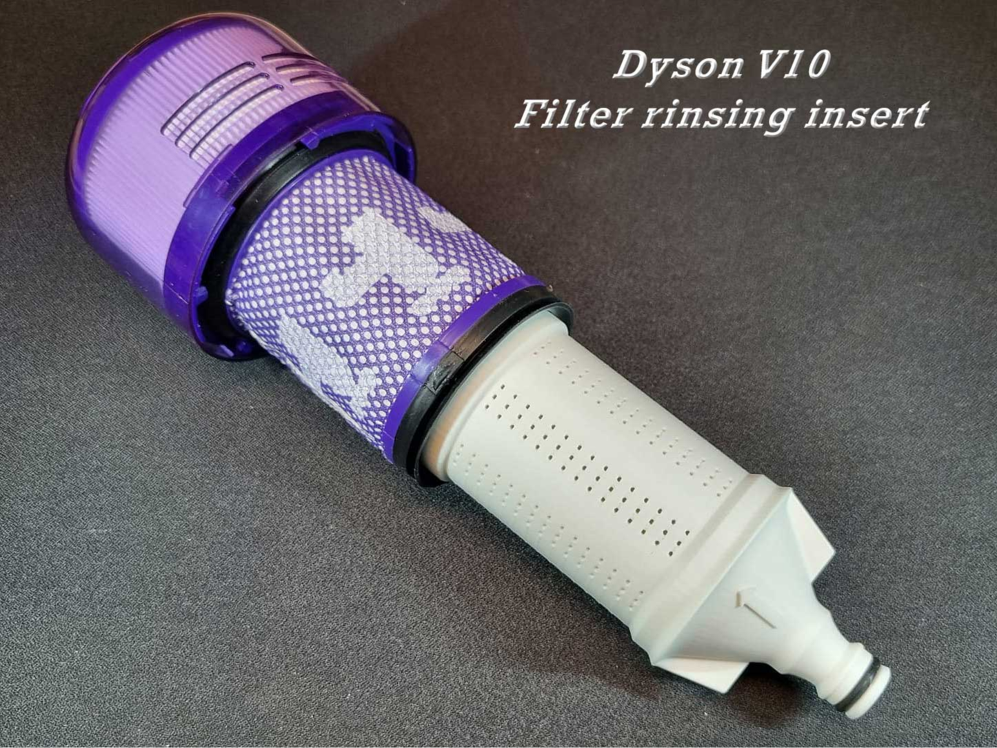 Dyson V10 - Filter rinsing insert