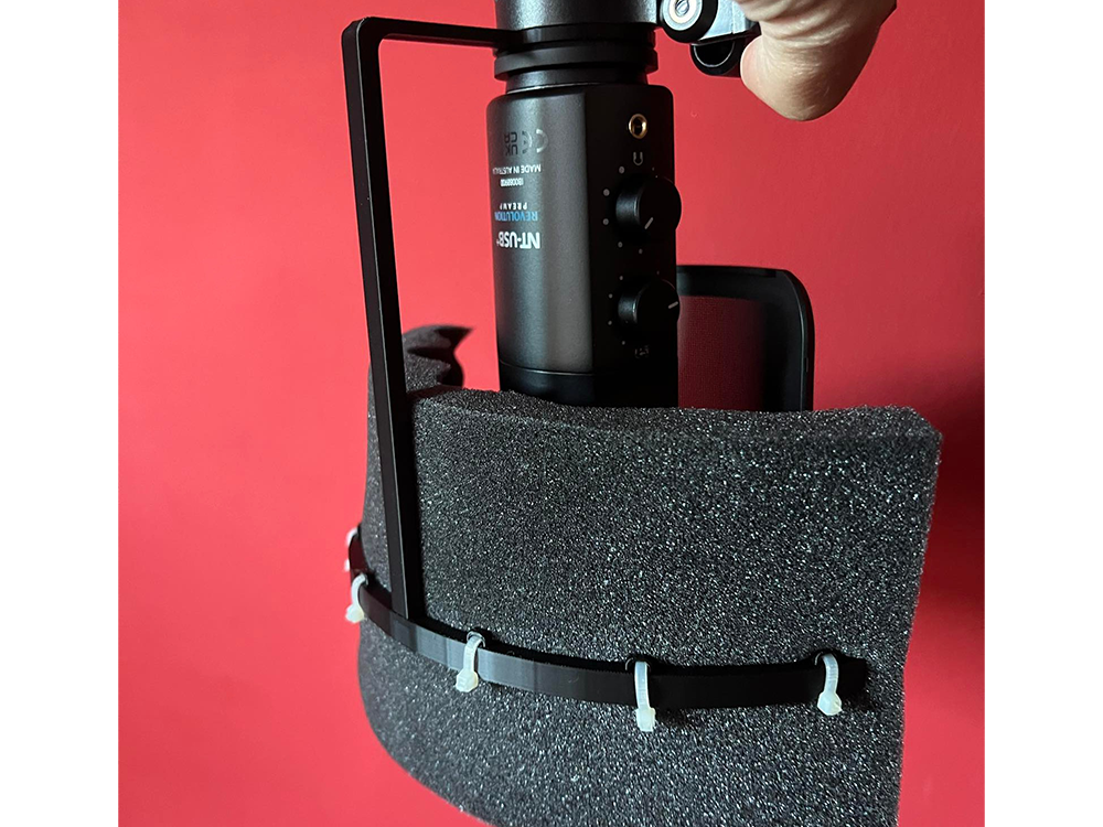Damping foam holder for RODE-NT