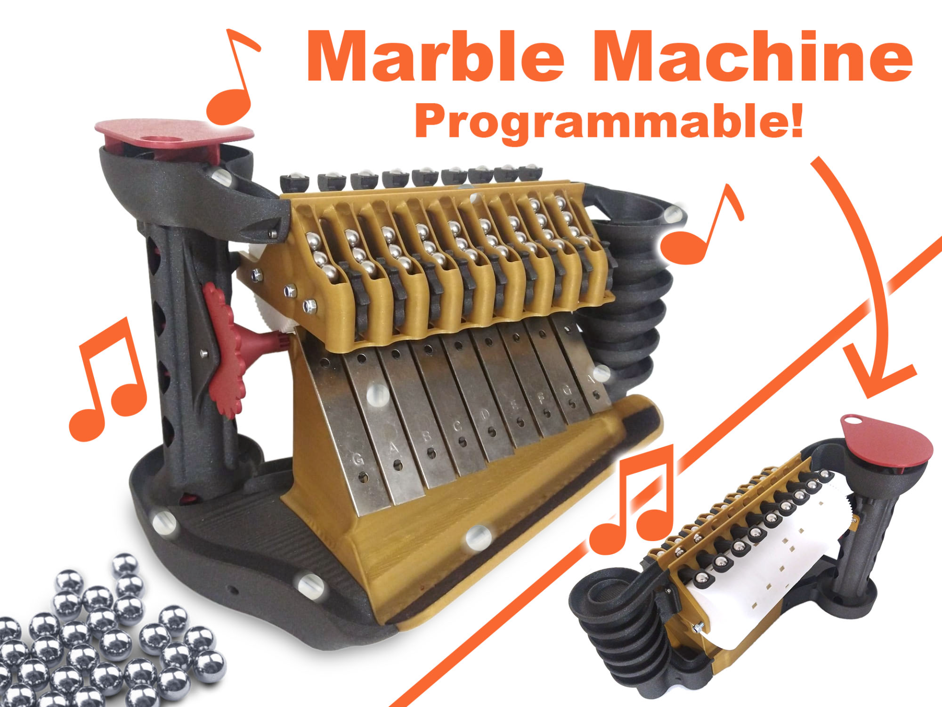♫ Mini ♪ Marble ♫ Music ♪ Machine ♬