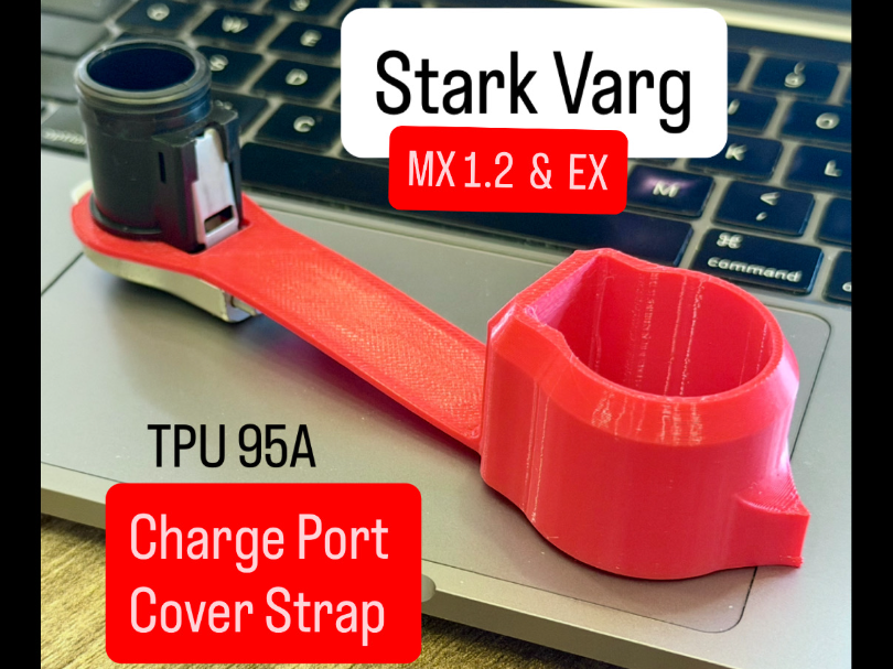 Stark Varg Charge Port Cover STRAP for MX 1.2 & EX