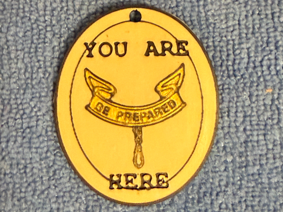 Second to First Class Keychain - Double Sided