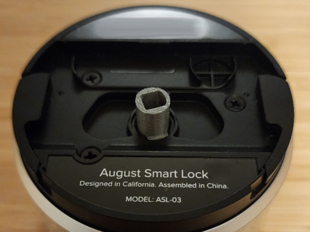 August Smart Lock Kwikset Deadbolt Adapter