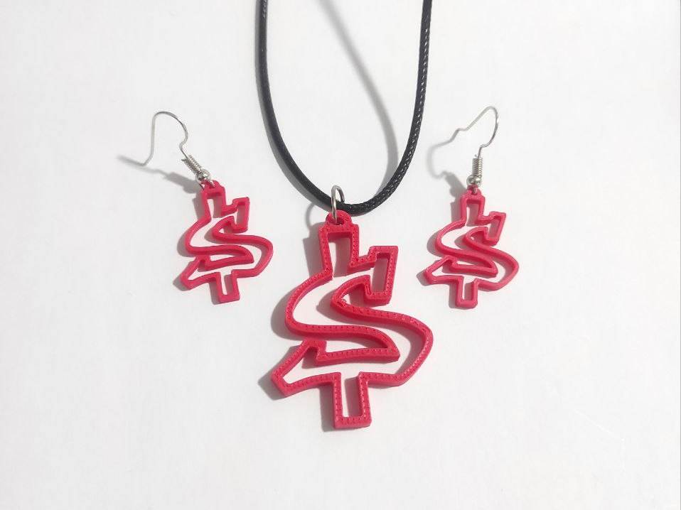 Lucky Dollar Charm Set