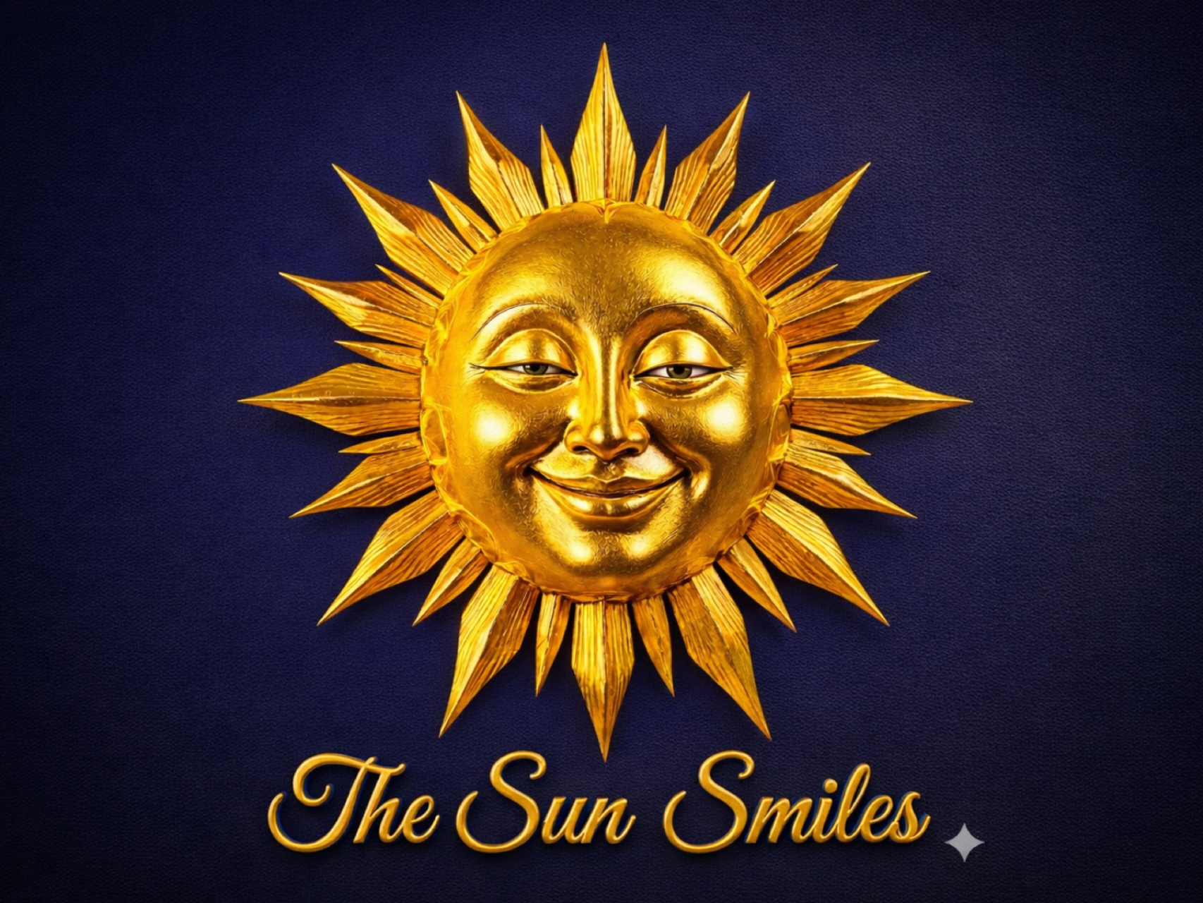 Smiling Sun  Walldecor