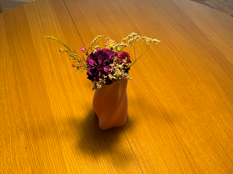 Minimalistic Asthetic Spiral Vase
