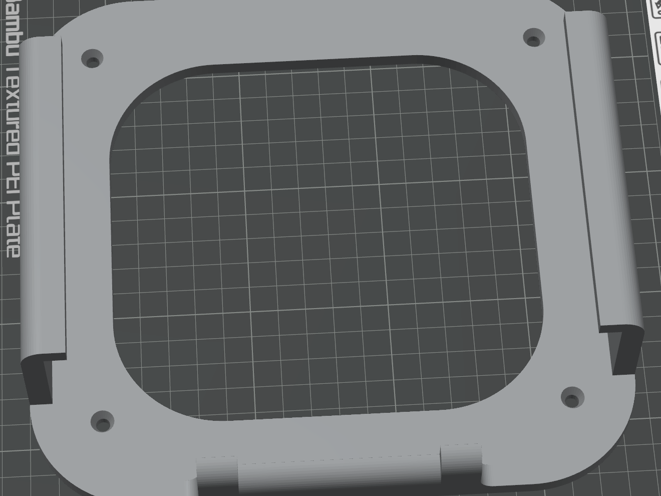 Mac Mini Wall Holder with Screw Holes