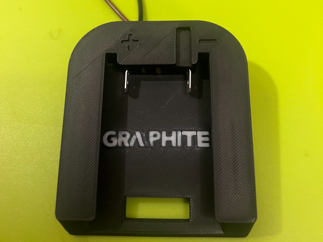 Graphite battery adapter