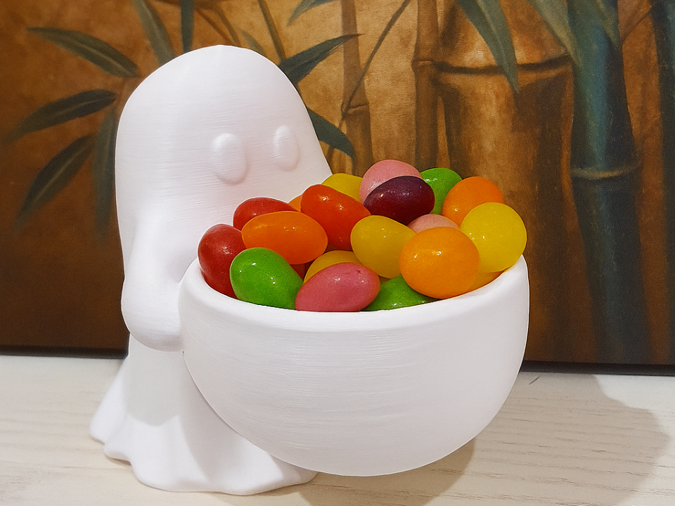 Bonbonschale oder Teelicht Geist Halloween