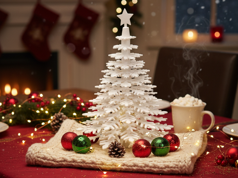 Christmas tree - Snowflake layers 18 cm high