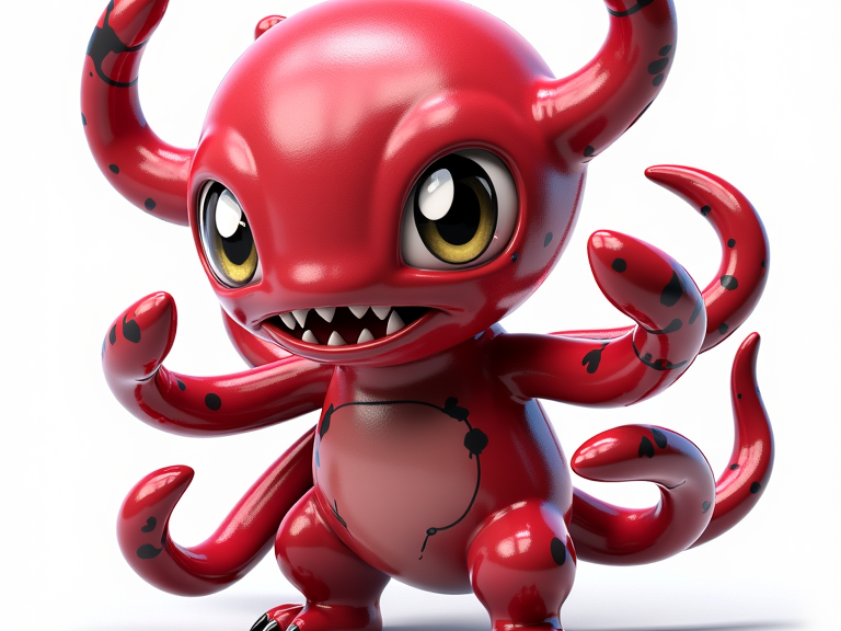 tentacle monster alwin design 3
