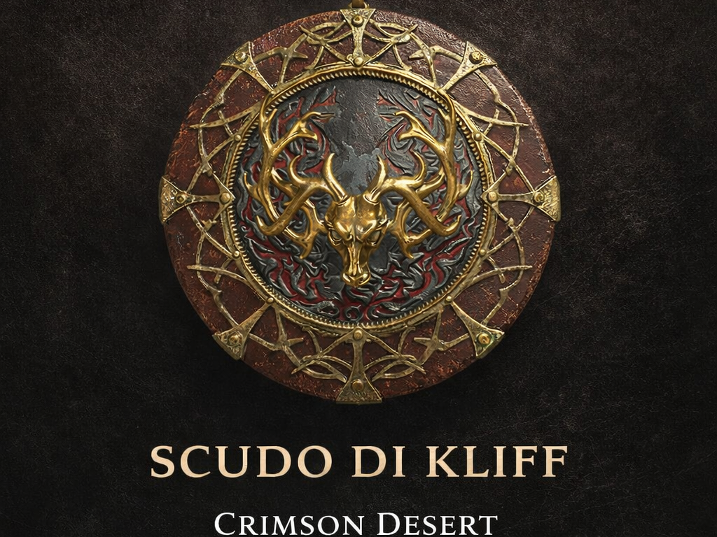 SCUDO DI KLIFF – Crimson Desert Keychain